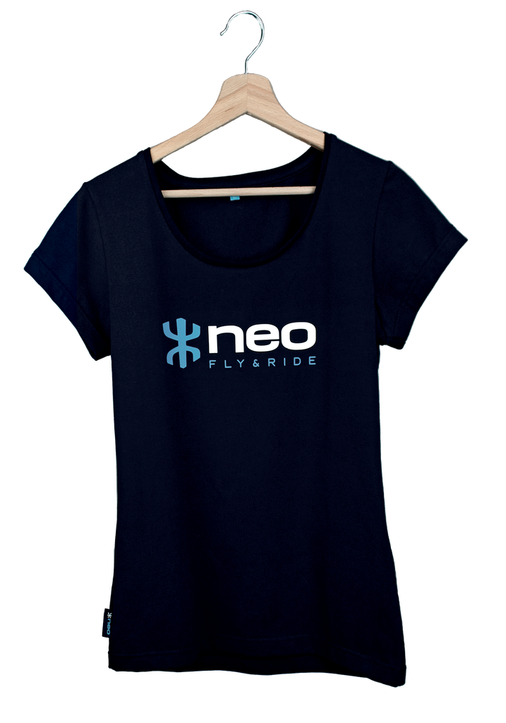 黑色NEO Logo 女士T恤